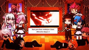 Jujutsu e Rê:zero reagindo a rap Sukuna - Rei das Maldições | M4rkim [Gacha]
