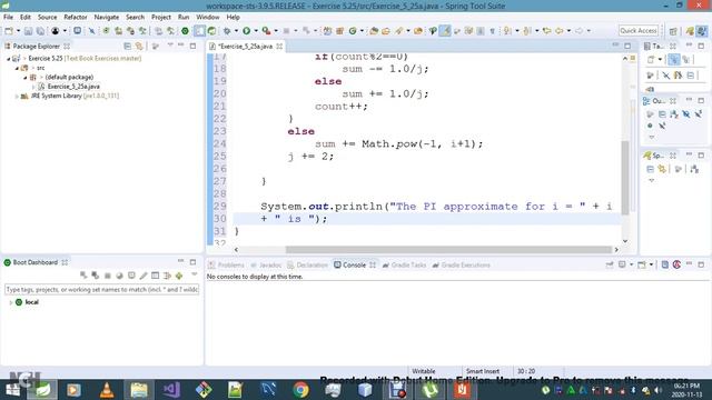 Introduction To Java Programming Exercise 5 25a смотреть онлайн