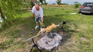 Баран на вертеле целиком! Вкуснейший ягненок на большую компанию!