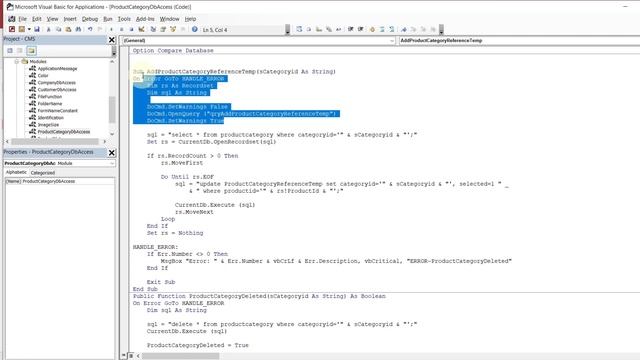 CMS Module 6 Part 1: Product Category Reference - Microsoft Access смотреть онлайн