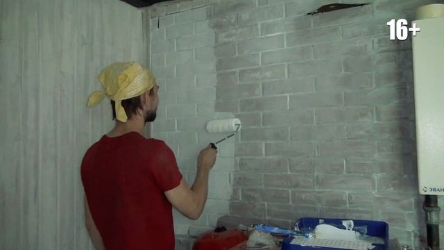 Как покрасить красный кирпич в белый цвет. Как покрасить кирпичную стену. Дача 89. 16+ смотреть онлайн