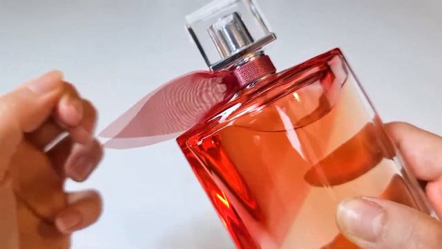 ASMR UNBOXING LANCOME LA VIE EST BELLE EN ROSE PERFUME RELAXING SATISFYING