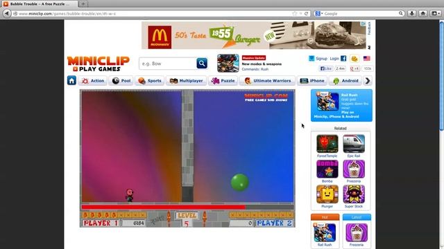 bubble trouble - trying to beat level 7 смотреть онлайн