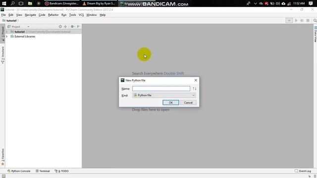 LEARN HOW TO CREATE YOUR PYTHON NEW PROJECT USING PYCHARM COMMUNITY EDITOR смотреть онлайн