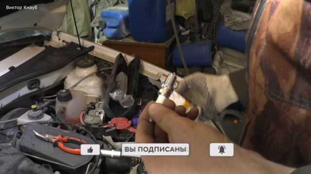 Замена свечей зажигания на LADA Largus с двигателем Renault K4M (1.6 16V)