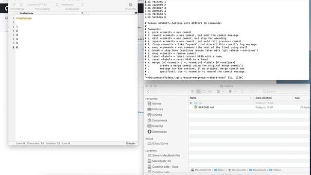 Git: Using Rebase to Squash Commits смотреть онлайн