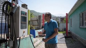 Технология зарядки электромобиля от массива солнечных панелей