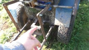 Сделал Навеску для плуга на минитрактор