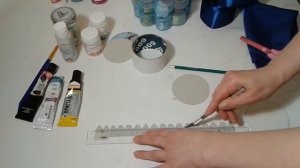 Шкатулка из скотча! Декупаж с текстурной пастой. Часть 1