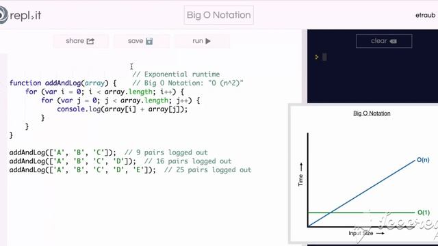 Tutorial 8 : Introduction To Big O Notation O(n^2) смотреть онлайн