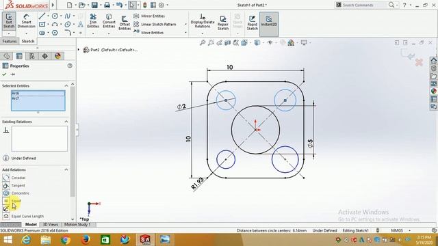 Learn Online Software | SOLIDWORKS | Sketch Basics-1 смотреть онлайн
