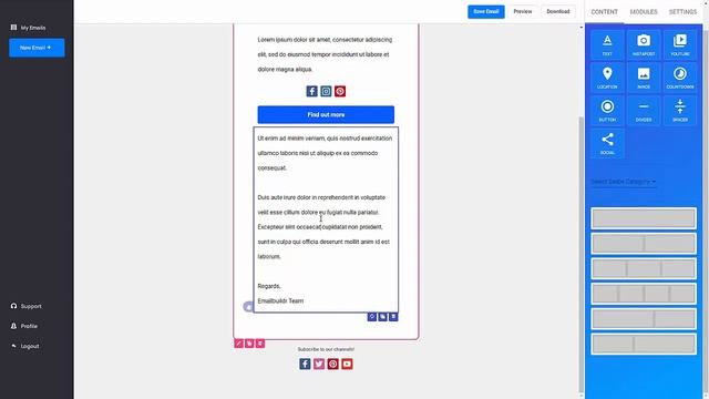 Clickvio Review Demo - Online MJML Email Builder Visual Editor Templates смотреть онлайн