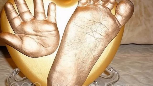 Слепки детских ручек и ножек своими руками смотреть онлайн