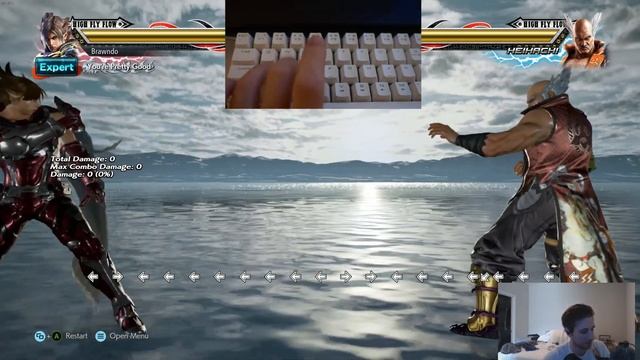Tekken 7 Tutorial - Korean Backdash on Keyboard смотреть онлайн