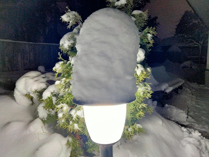 «Шапка» из снега на Новый Год смотреть онлайн