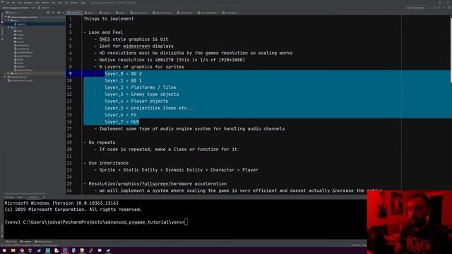Advanced Pygame For Scalable Games Part 2 - Game State, Graphics, and EventHandler Objects смотреть онлайн