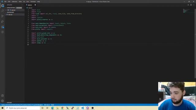 DASHBOARD EM PYTHON UTILIZANDO DASH E PLOTLY, HOSPEDANDO NO HEROKU #1 смотреть онлайн