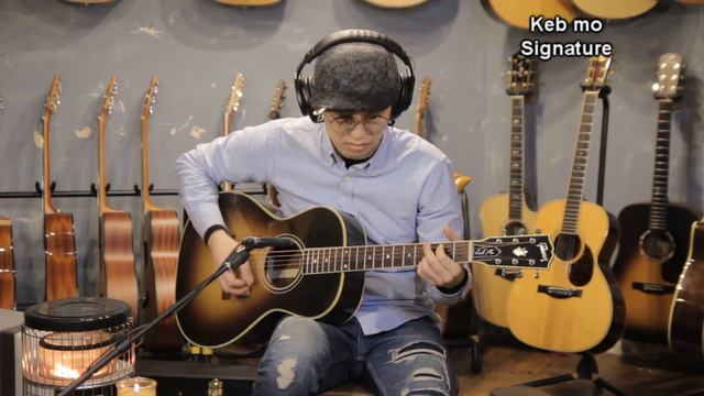 Gibson keb mo bluesmaster vs Gibson Robert Johnson L-1 Comparison 연주 조일건/원미사운드 смотреть онлайн