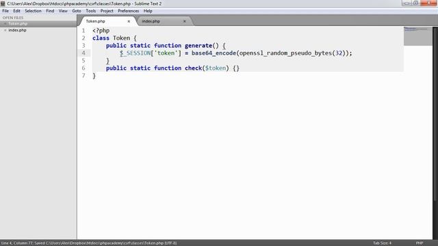 PHP CSRF (Cross Site Request Forgery) Protection (Part 2/2) смотреть онлайн