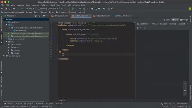 Create Custom Switch Button Android | Custom Toggle Button in Android | Android Studio смотреть онлайн