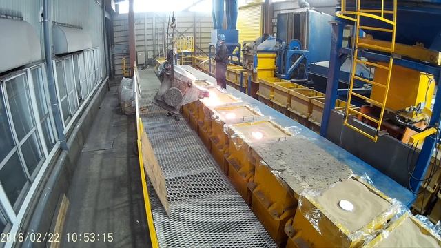 ЛГМ технология.Заливка высокопрочного чугуна смотреть онлайн