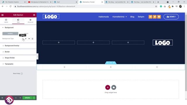 Elementor & Wordpress Ücretsiz Footer Yapımı смотреть онлайн
