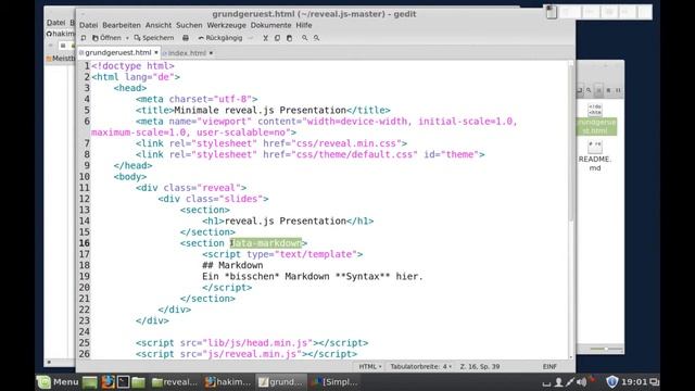 reveal.js - Einbinden von Markdown-Syntax смотреть онлайн