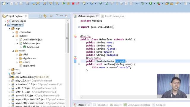 Play Framework bagian 5: CRUD Part 1 смотреть онлайн