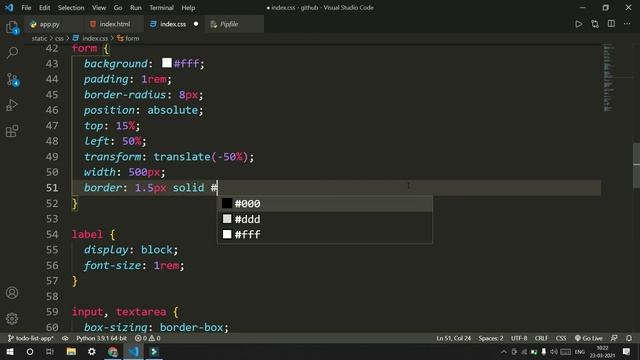 EP 05: Todo application in Flask with Database (Part I) смотреть онлайн