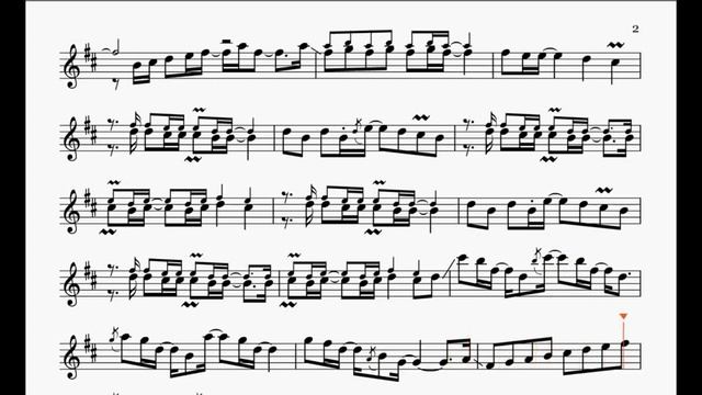 Careless Whisper Saxophone Sheet Music + Play Along 1