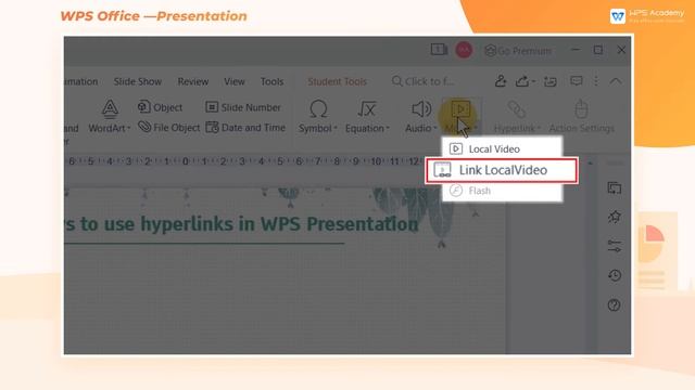 [WPS Academy] 1.1.5 PPT: How To Insert Video In WPS Presentation