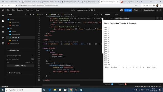 Build Simple Vue.js Pagination Using jw-vue-pagination Library Full Tutorial For Beginners смотреть онлайн