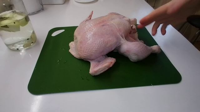 Курица на банке в духовке :)