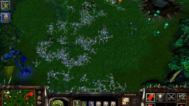 Warcraft 3 Frozen Throne Wood Map 1 vs 3 Rude Insane Enemy смотреть онлайн