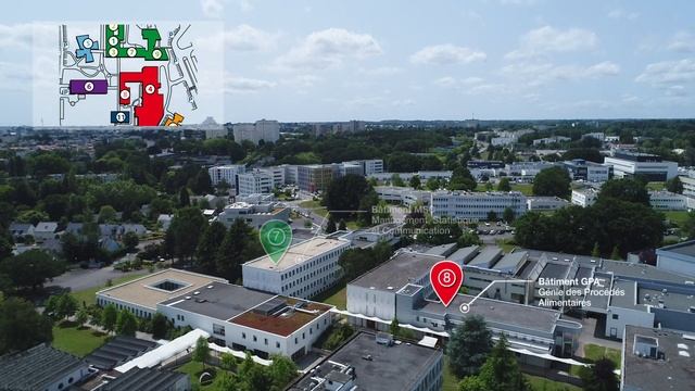 Vue aérienne d'Oniris - Site de la Géraudière смотреть онлайн