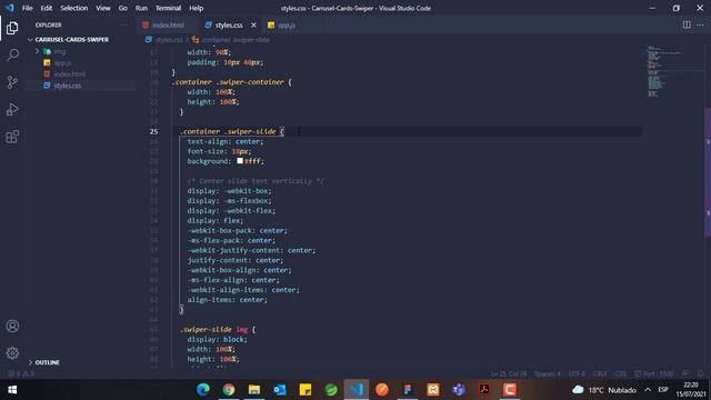 CARRUSEL DE CARDS CON SWIPER JS смотреть онлайн