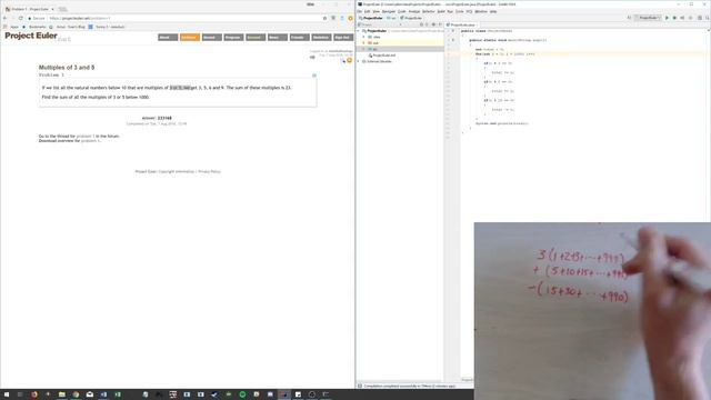 A Mathematical Look at Project Euler Problem 1 смотреть онлайн