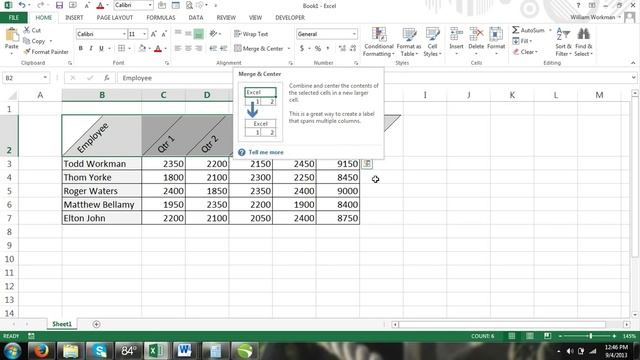 Excel For Noobs Part 45: How to Display Text at an Angle Text Orientation Format Excel 2016 2013 смотреть онлайн