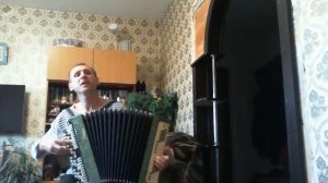 Искры в камине под баян
