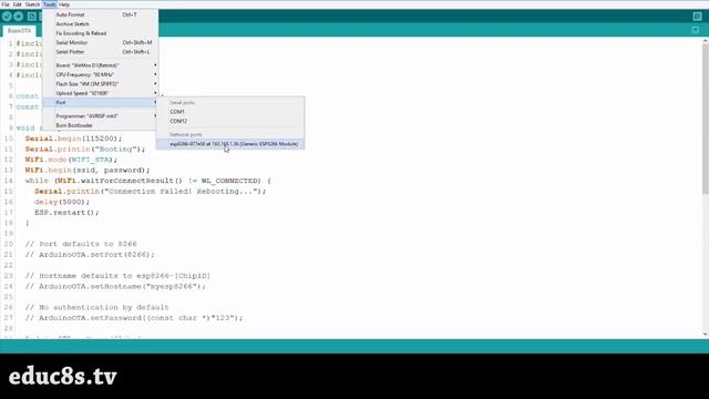 Arduino Tutorial: WeMOS D1 ESP8266 Over the Air (OTA) from banggood.com! смотреть онлайн