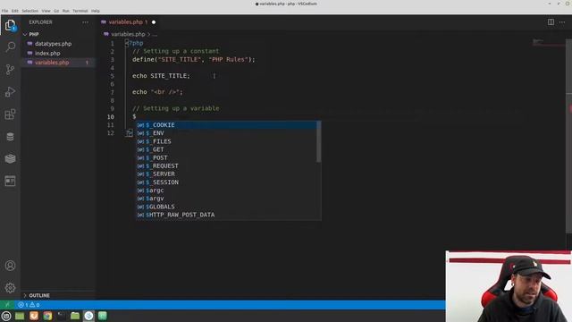 Web Dev 3 - 5 PHP Variables смотреть онлайн