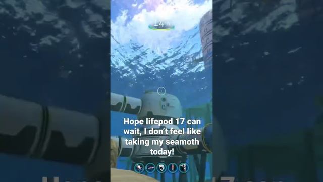 When you don’t want to use a seamoth. #subnautica смотреть онлайн