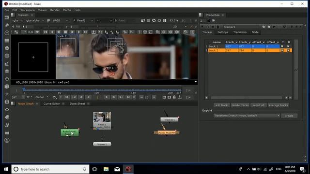 How to blur a face in Nuke | Nuke Tutorial смотреть онлайн