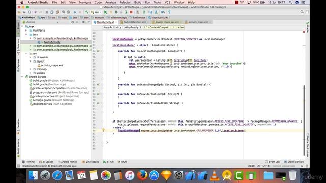 Kotlin for Android O Development : From Beginner to Advanced building real apps - Asking Permission смотреть онлайн
