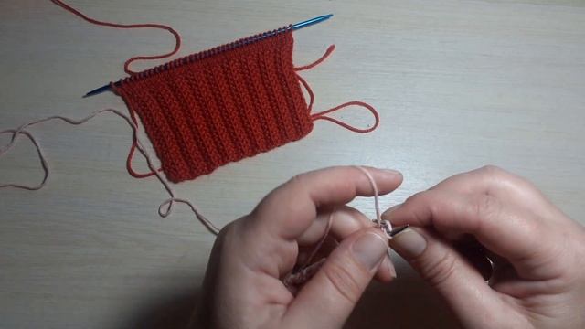 Резинка патронташ спицами | Rib knitting stitches смотреть онлайн