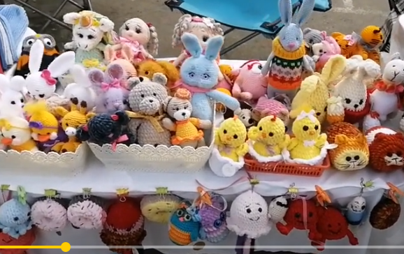 Вязаные игрушки / Ярмарка в Новокузнецке / Мои игрушки смотреть онлайн