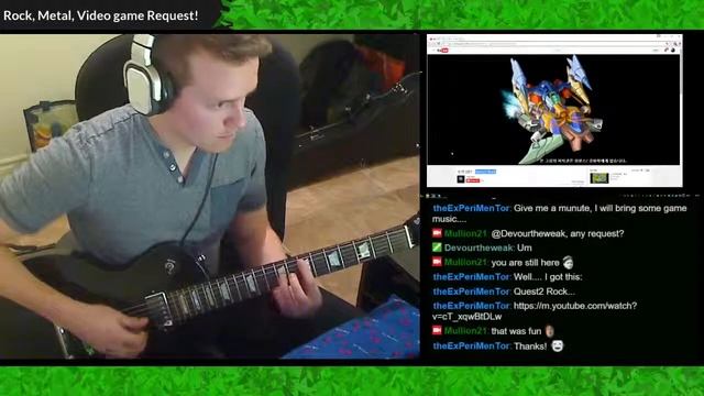 [Twitch: Mullion21] - (elec-guitar)-(uncut) -- Quest2 Rock (노바 1492(Nova 1492) game music) смотреть онлайн