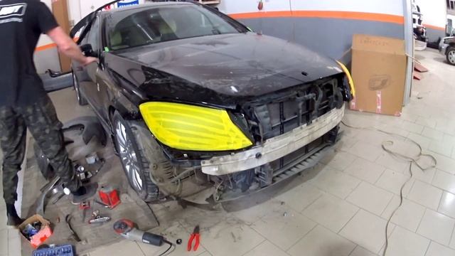 Хороший понт дороже денег) Мерседес W221 рестайлинг.  #mercedes,#221, #amg, #W222