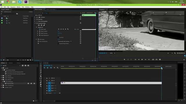Adobe Premiere Pro, Урок #9 Размытие подвижного обьекта смотреть онлайн