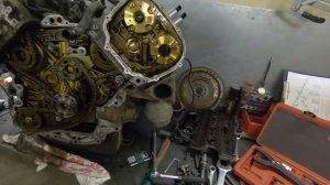 AUDI A6 замена цепей ГРМ CCDA 2.8 V6